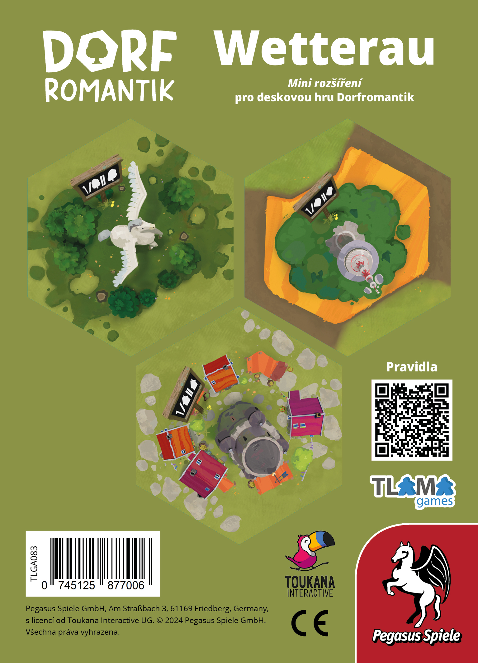 TLAMA games Dorfromantik: Wetterau rozšíření CZ