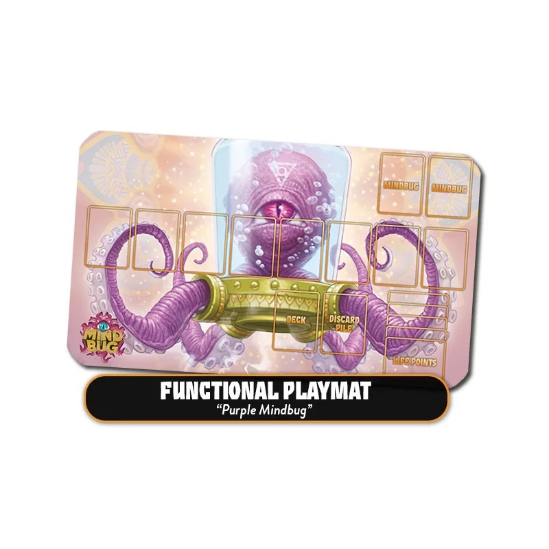 Nerdlab Games Mindbug: Functional Playmat Purple