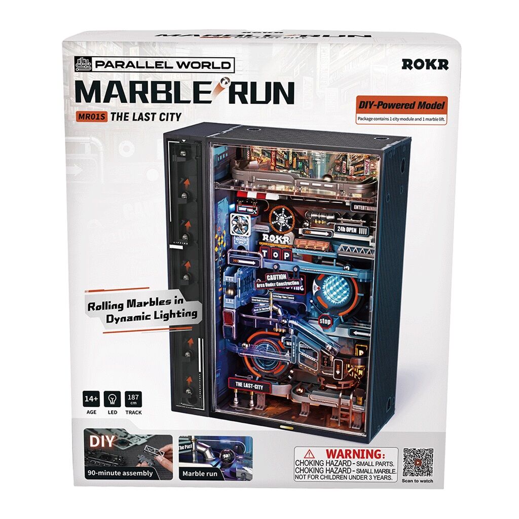 RoboTime puzzle: Město minulosti kuličková dráha (3D skládačka)