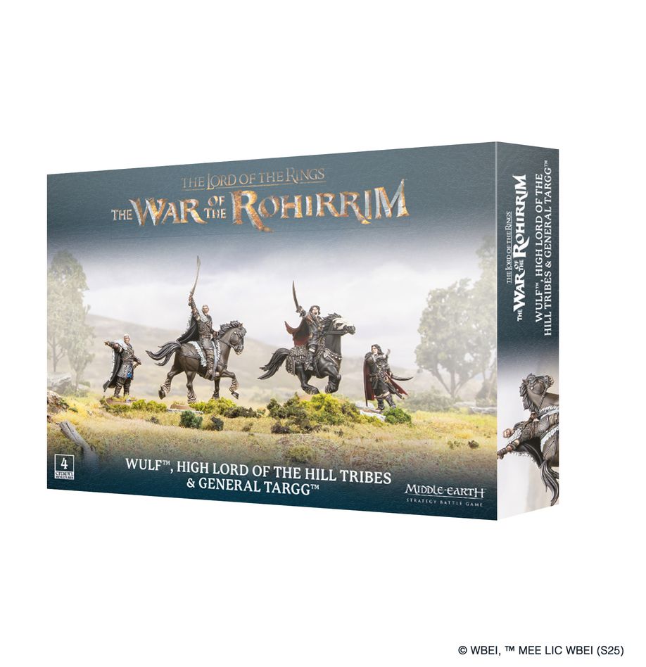 Games Workshop Middle-earth: Strategy Battle Game – Wulf™, High Lord of the Hill Tribes and General Targg™