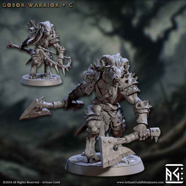 Artisan Guild Beastmen - Gobor Warrior C Rise of Beastmen
