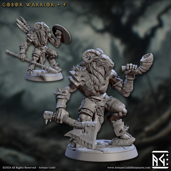 Artisan Guild Beastmen - Gobor Warrior F Rise of Beastmen