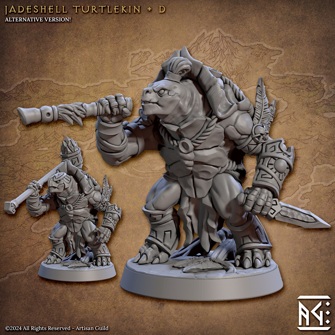 Artisan Guild Antropomorphes - Snail Rider D Jadeshel Turtlekin