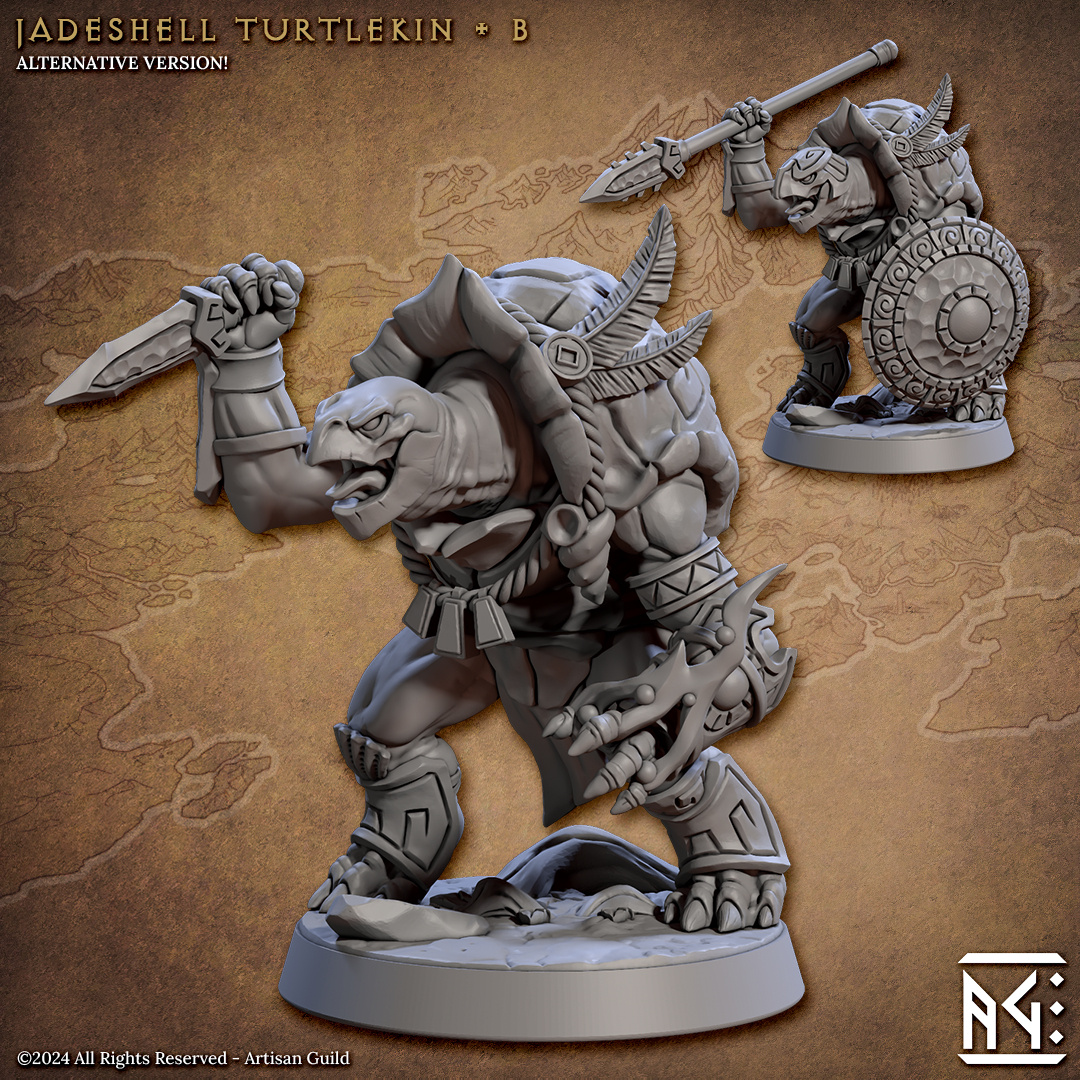 Artisan Guild Antropomorphes - Snail Rider B Jadeshel Turtlekin