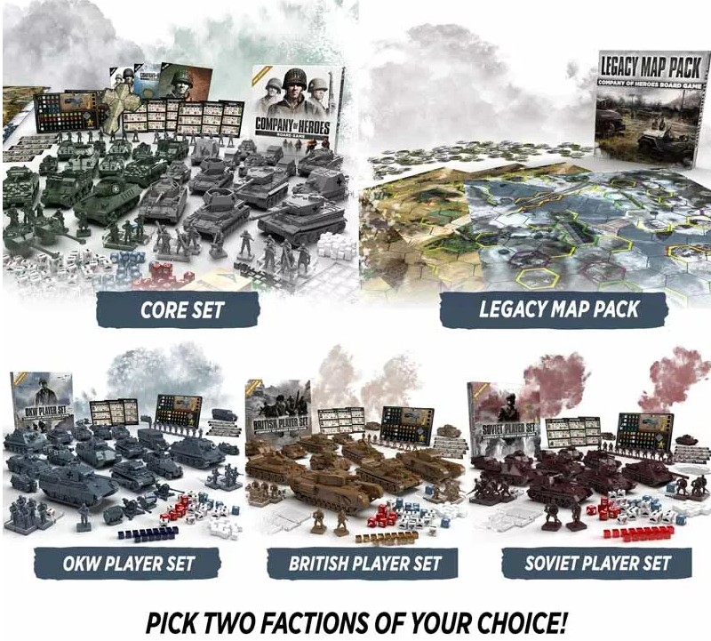 Bad Crow Games Company of Heroes: 2nd Edition: New Backer Bundle