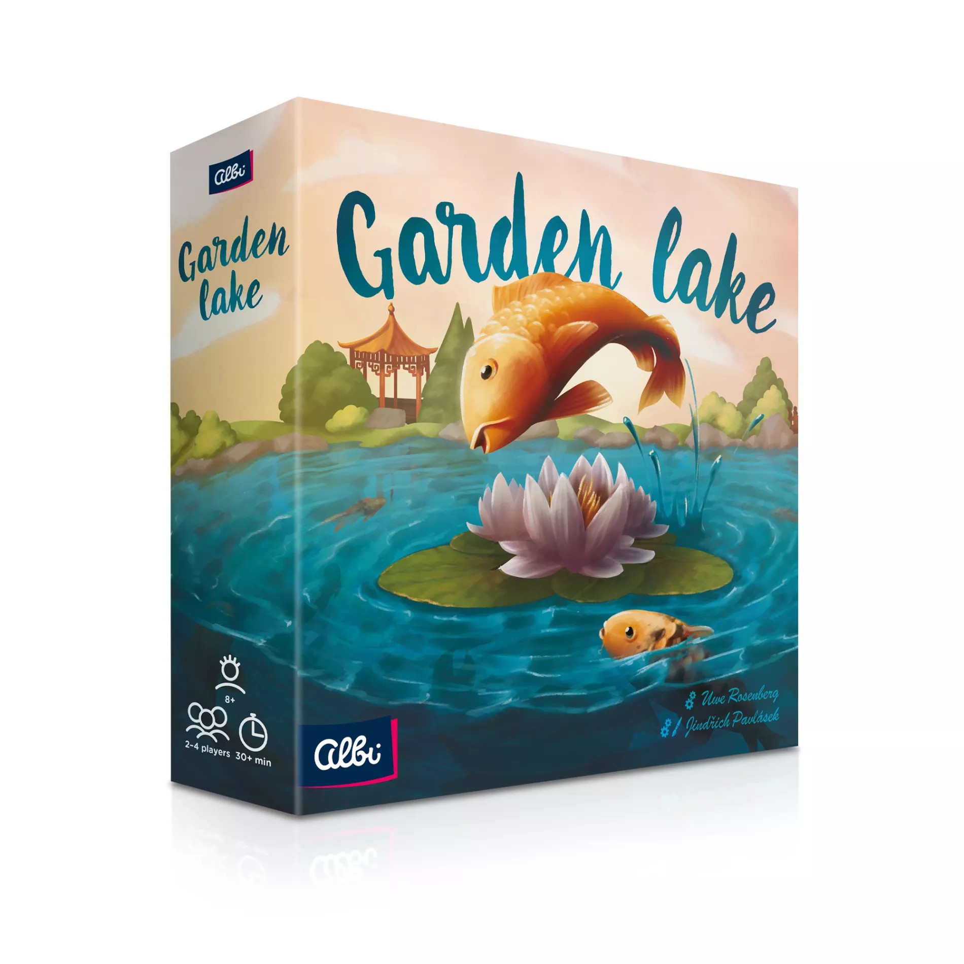 Albi Garden Lake + promo cards (EN/DE) Kapři a lekníny EN/DE