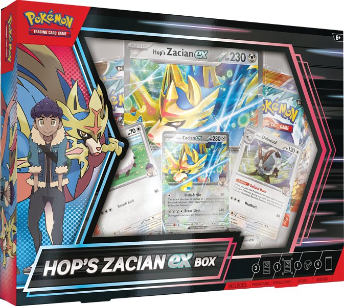 Nintendo Pokémon TCG: Hop’s Zacian ex Box