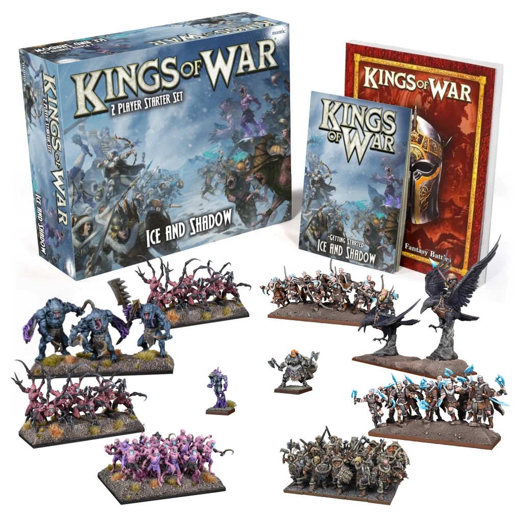Mantic Games Kings of War 2 Player Starter Set Ice and Shadows EN