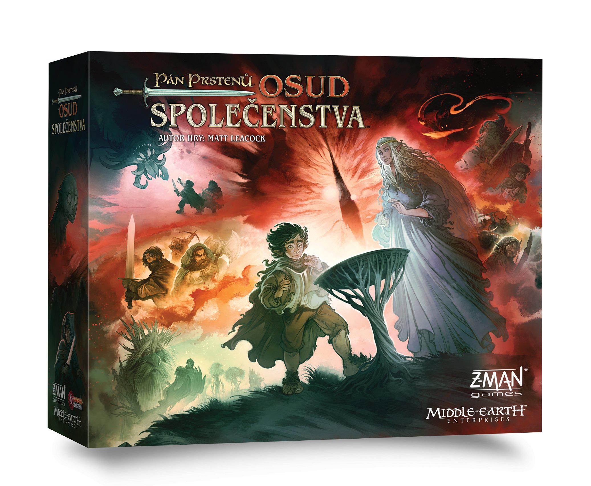 Asmodee Czech Republic Pán prstenů: Osud společenstva + promo postava Gandalf Bílý (The Lord of the Rings: Fate of the Fellowship + Gandalf the White CZ)