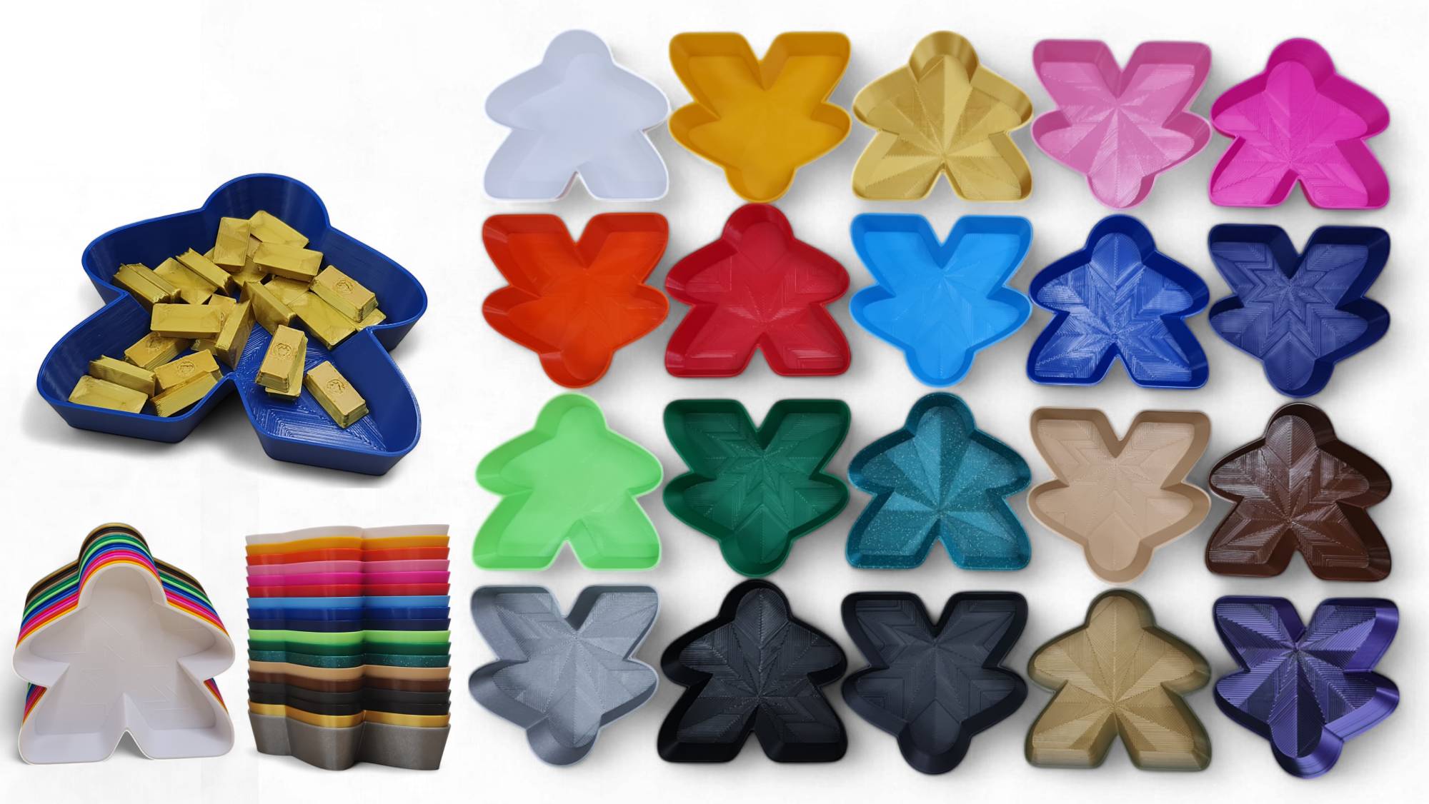 MitroCZECH Miska Meeple Barva: Černá metalická, Velikost: Velký