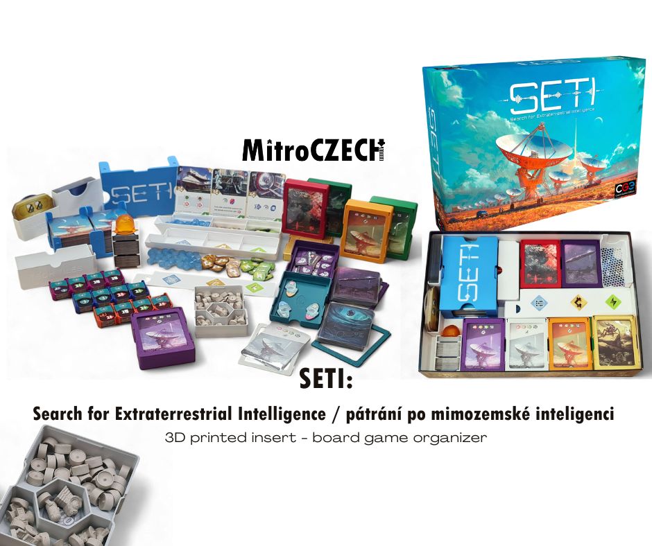 MitroCZECH SETI: Pátrání po mimozemské inteligenci - insert pro hru Barva: Vícebarevný SETI hodí víc