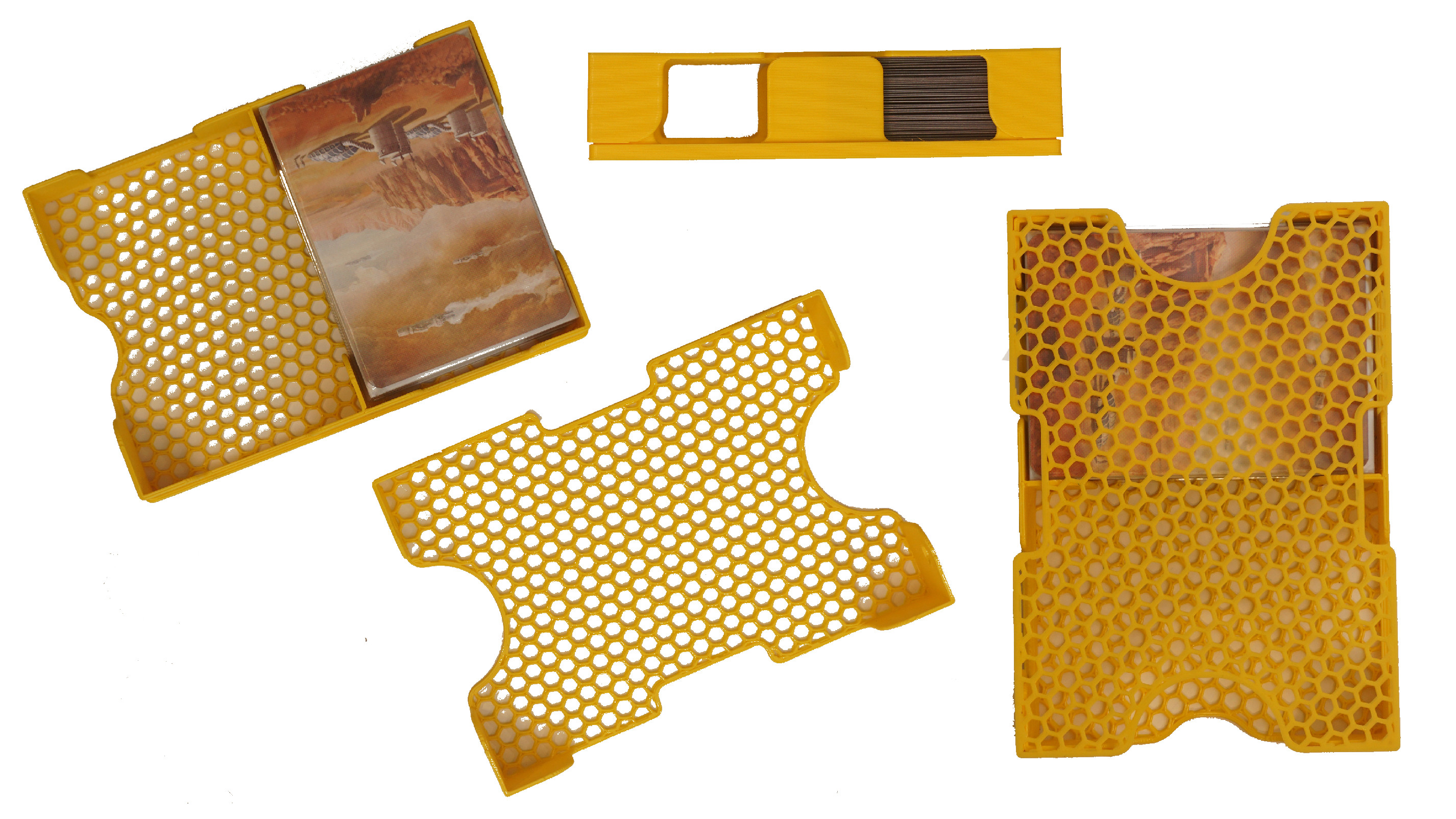 MitroCZECH Zásobník karet DVOJITÝ Barva: Černá, Rozměr karty (Diamond obaly): 56 x 87 (Purple: American Standard), Výška balíčku (počet karet neobalených/obalených): 29 mm (80/50)