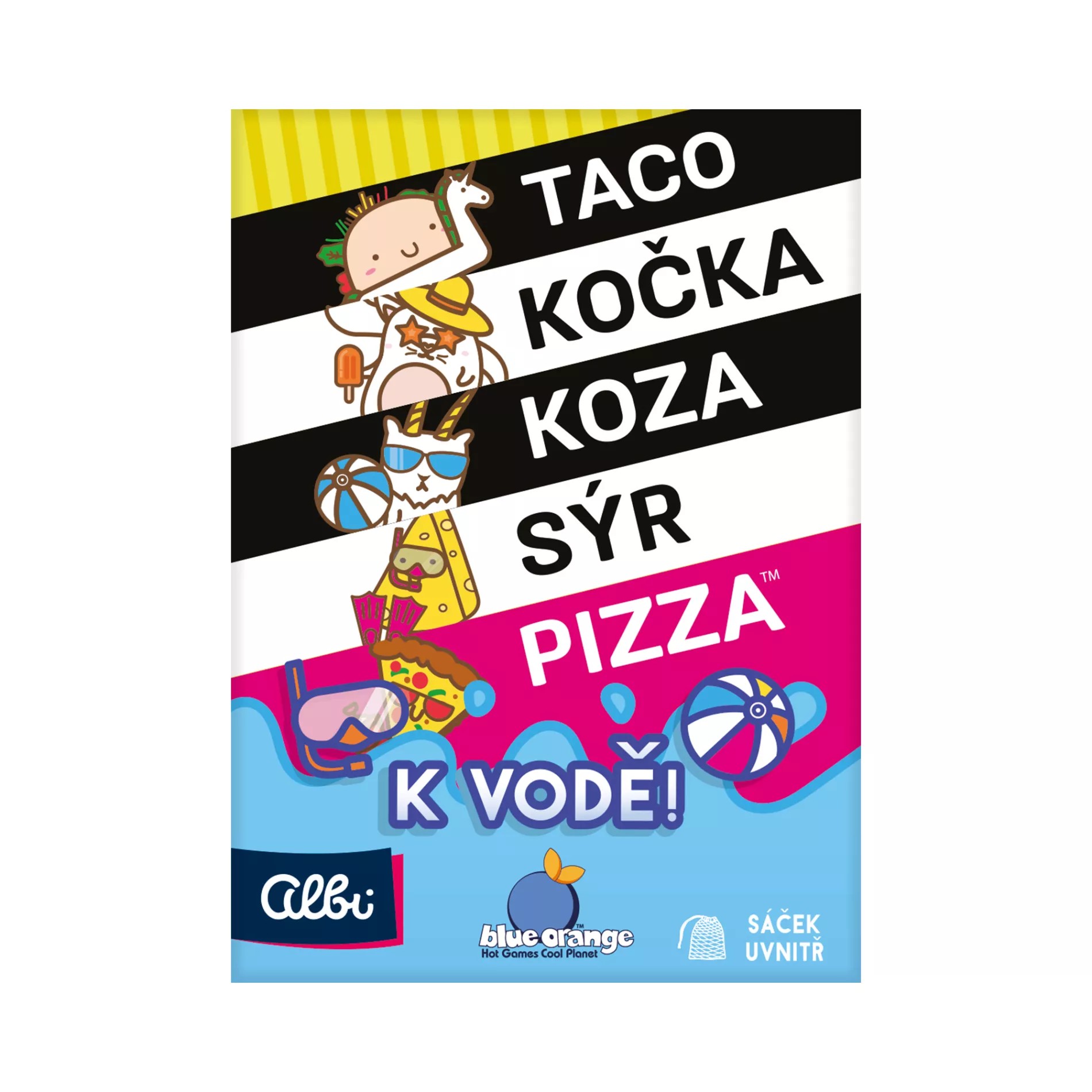 Albi Taco, kočka, koza, sýr, pizza - K vodě