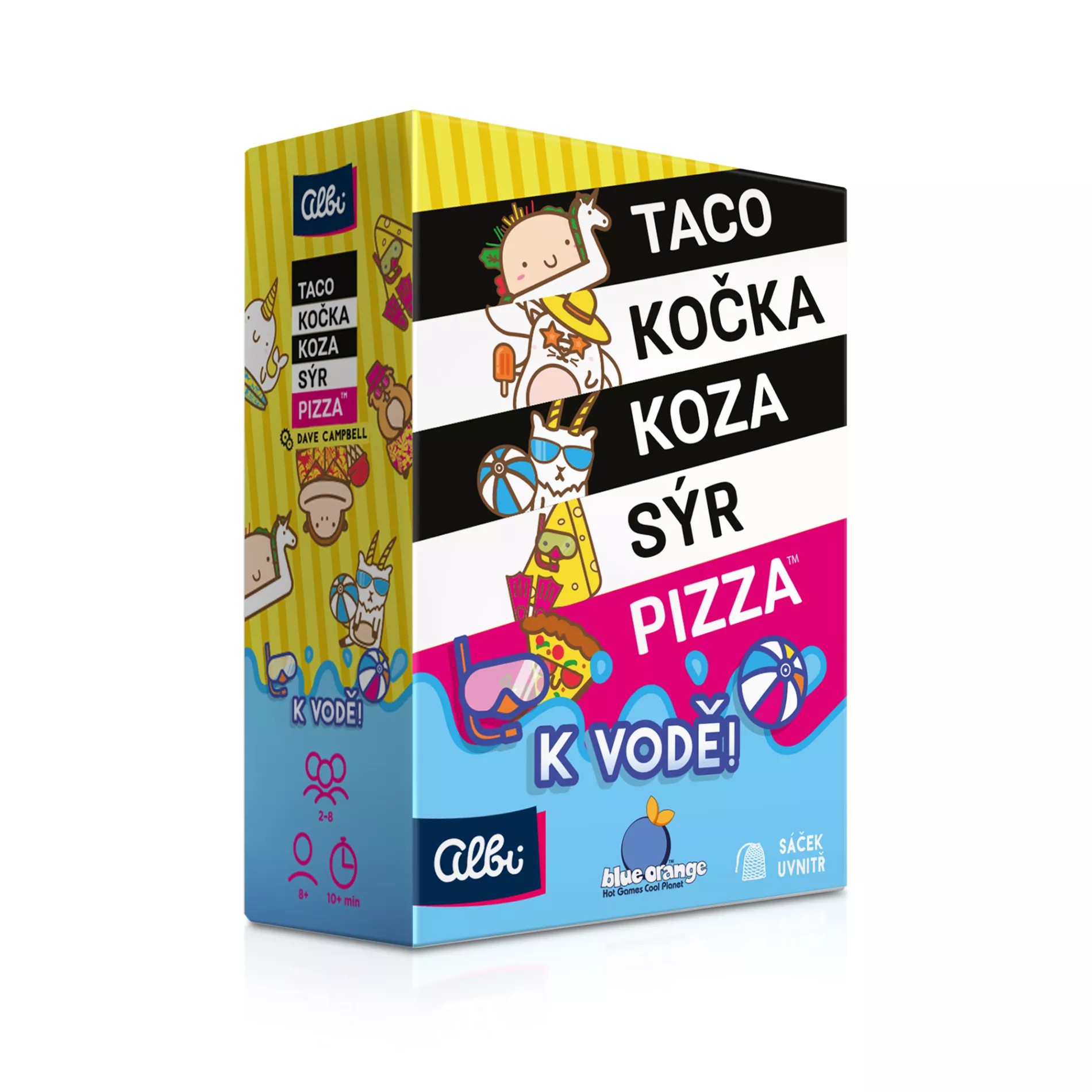 Albi Taco, kočka, koza, sýr, pizza - K vodě Taco Cat Goat Cheese Pizza