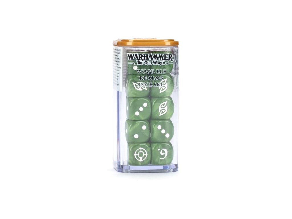 Games Workshop Warhammer: the Old World - Wood Elf Realms Dice Set
