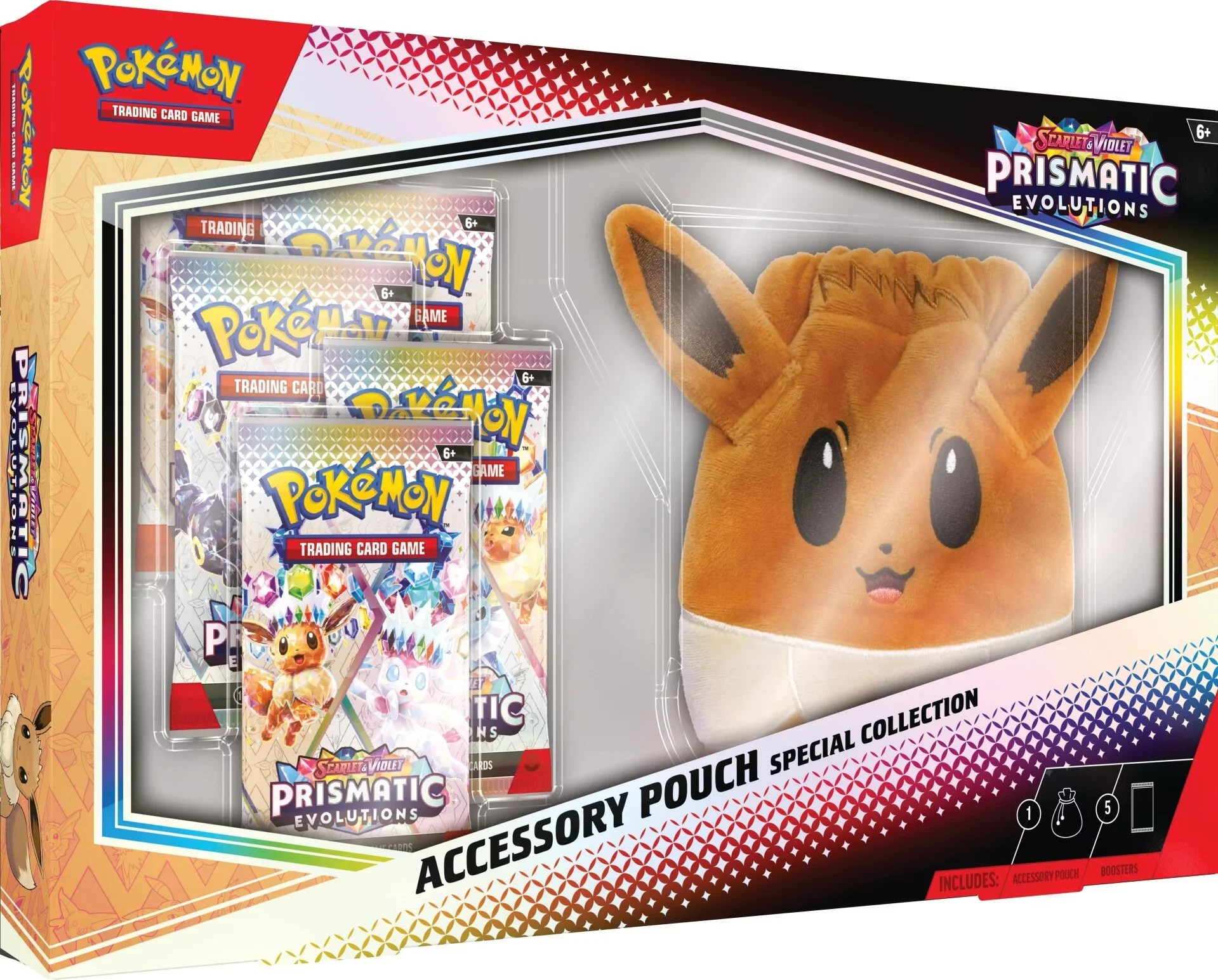 Nintendo Pokémon TCG: Scarlet & Violet Prismatic Evolutions - Accessory Pouch Special Collection