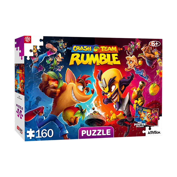 Gaming Good Loot Kids Puzzle: Crash Team Rumble 160 dílků