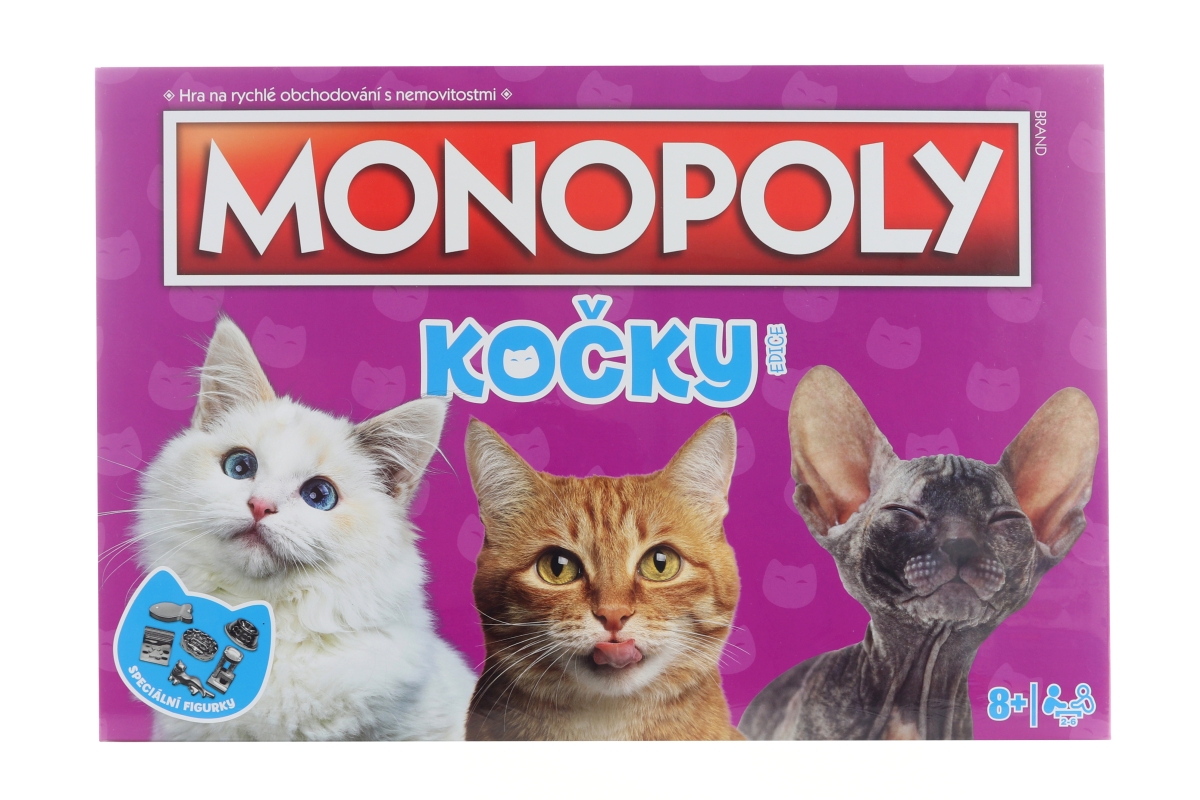 Hasbro Gaming Monopoly Kočky CZ