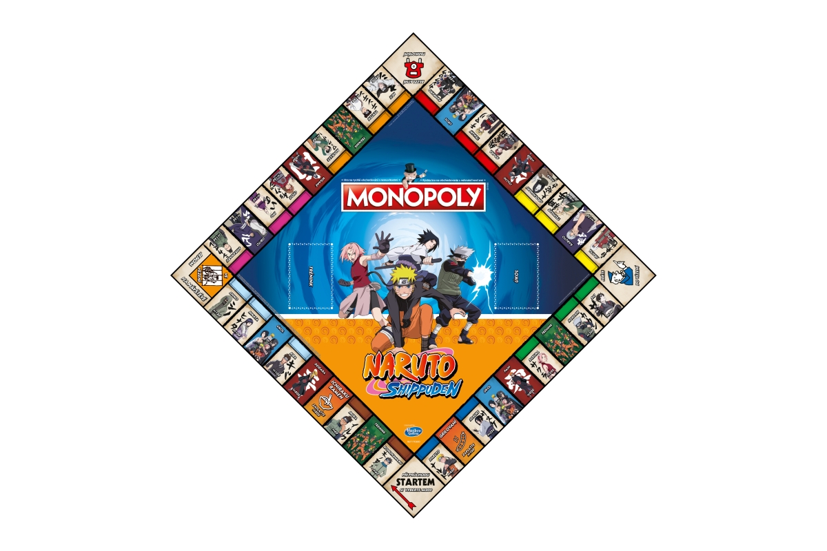 Hasbro Gaming Monopoly Naruto CZ +SK