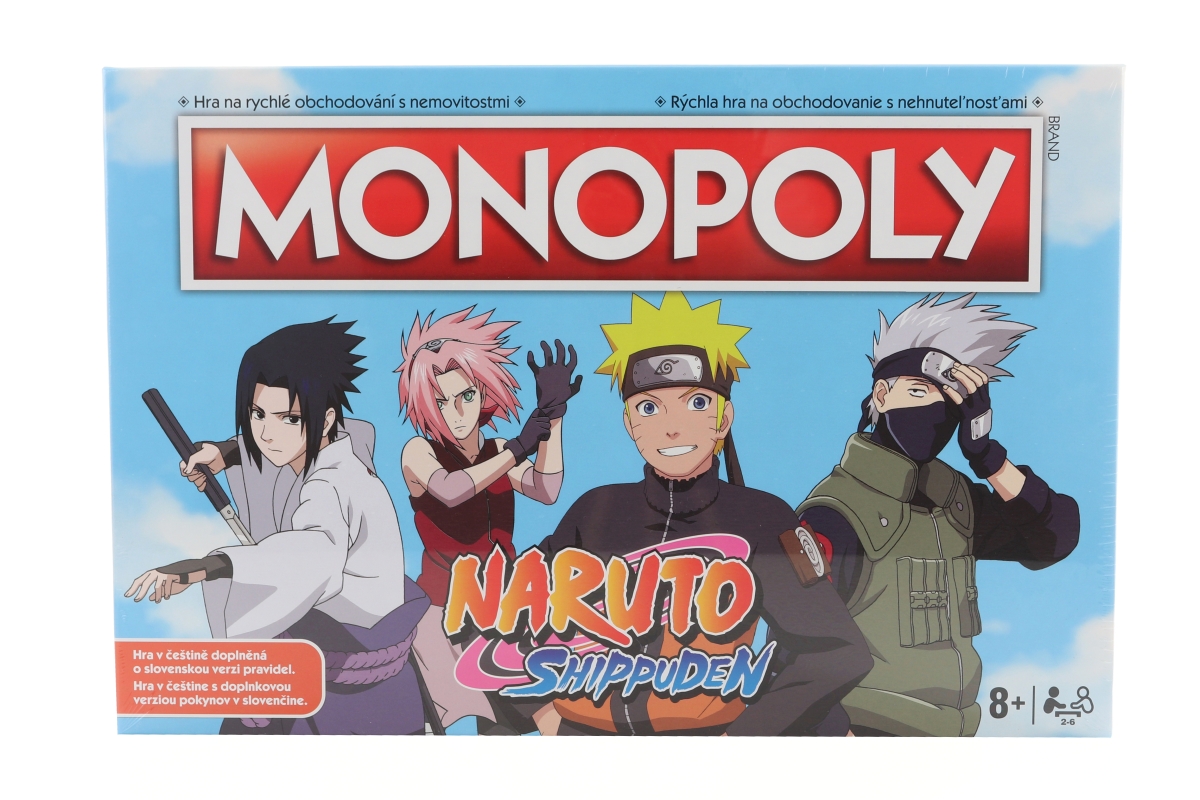Hasbro Gaming Monopoly Naruto CZ +SK