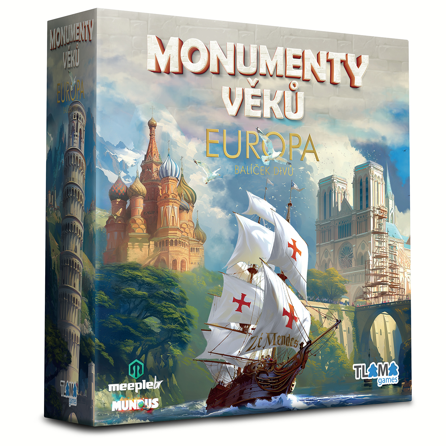 TLAMA games Monumenty věků: Europa rozšíření (World wonders: Europa Wonder Pack CZ)