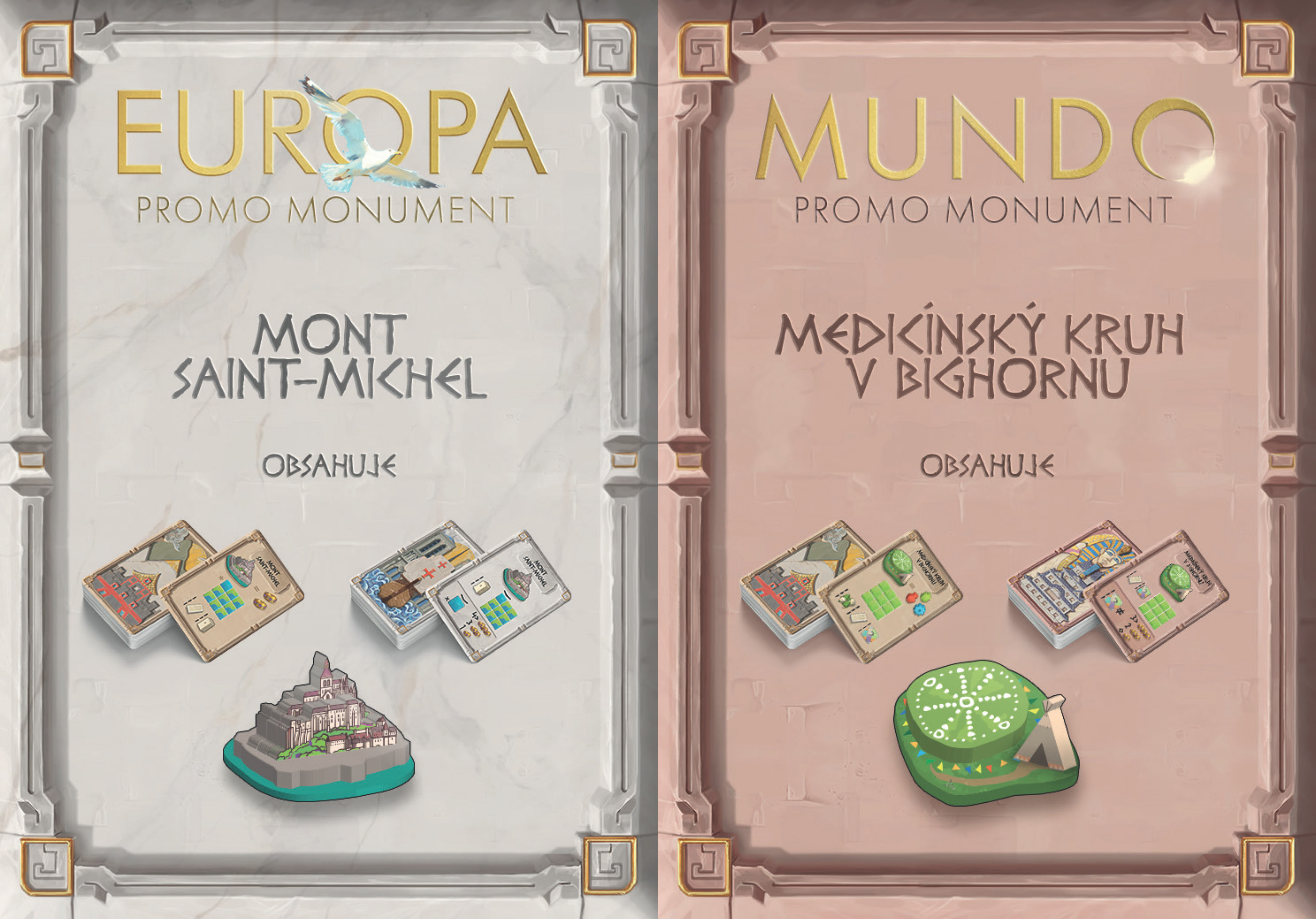 TLAMA games Monumenty věků: MUNDO a EUROPA promo (World Wonders: Cristo Promo CZ)