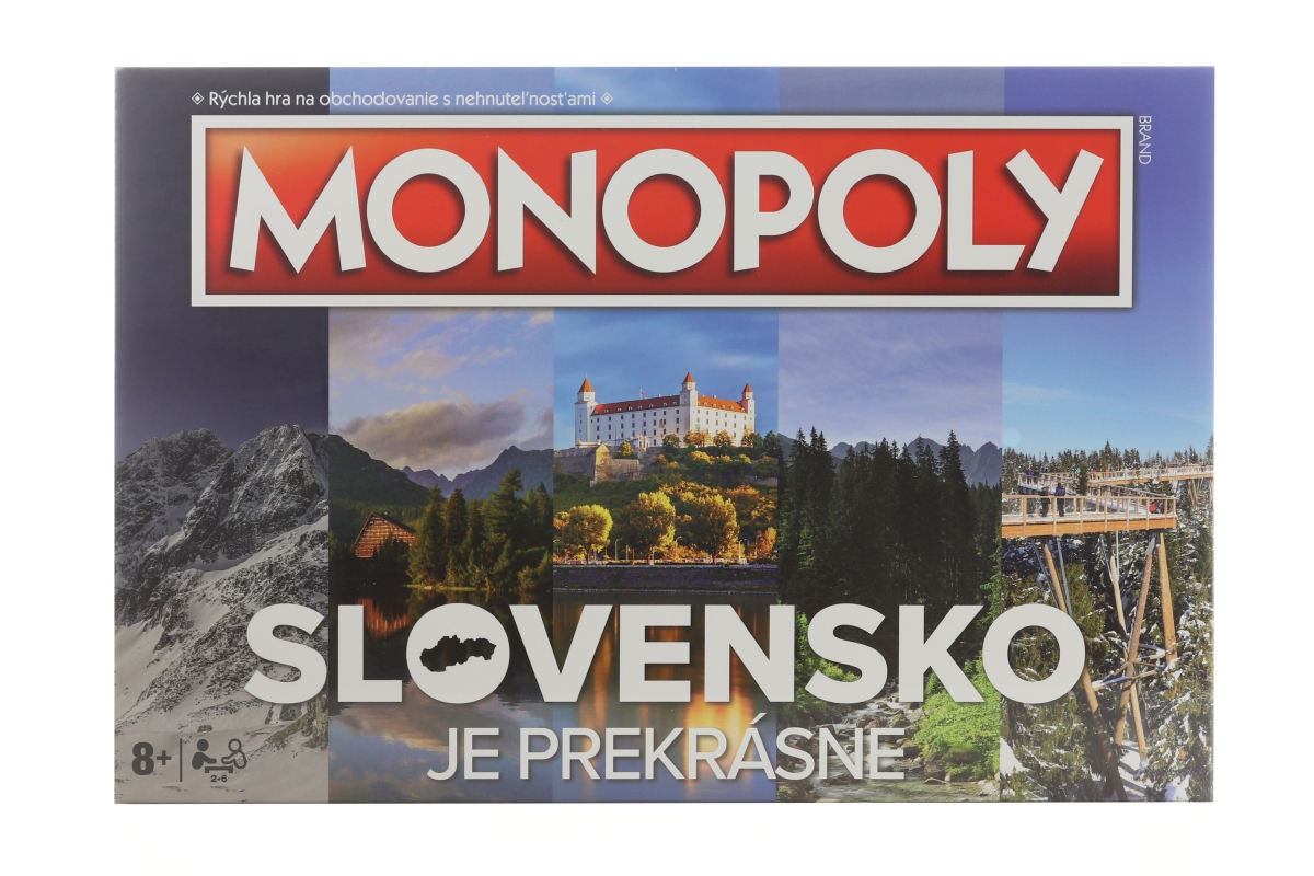 Hasbro Gaming Monopoly Slovensko je prekrásne