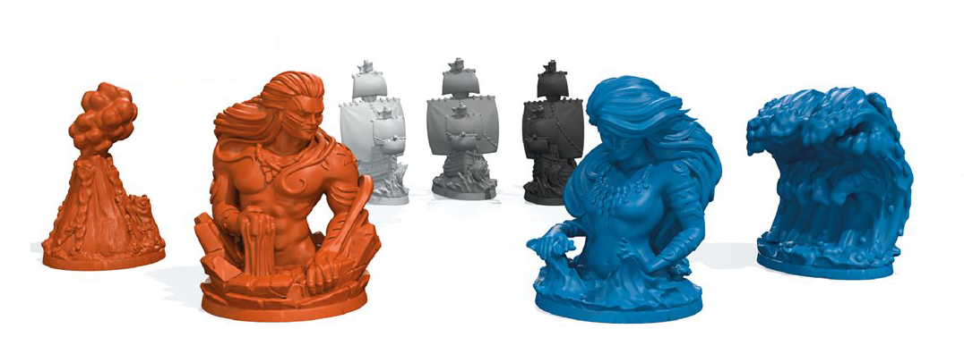 TLAMA games Poškozené - Set miniatur ke hře Tindaya