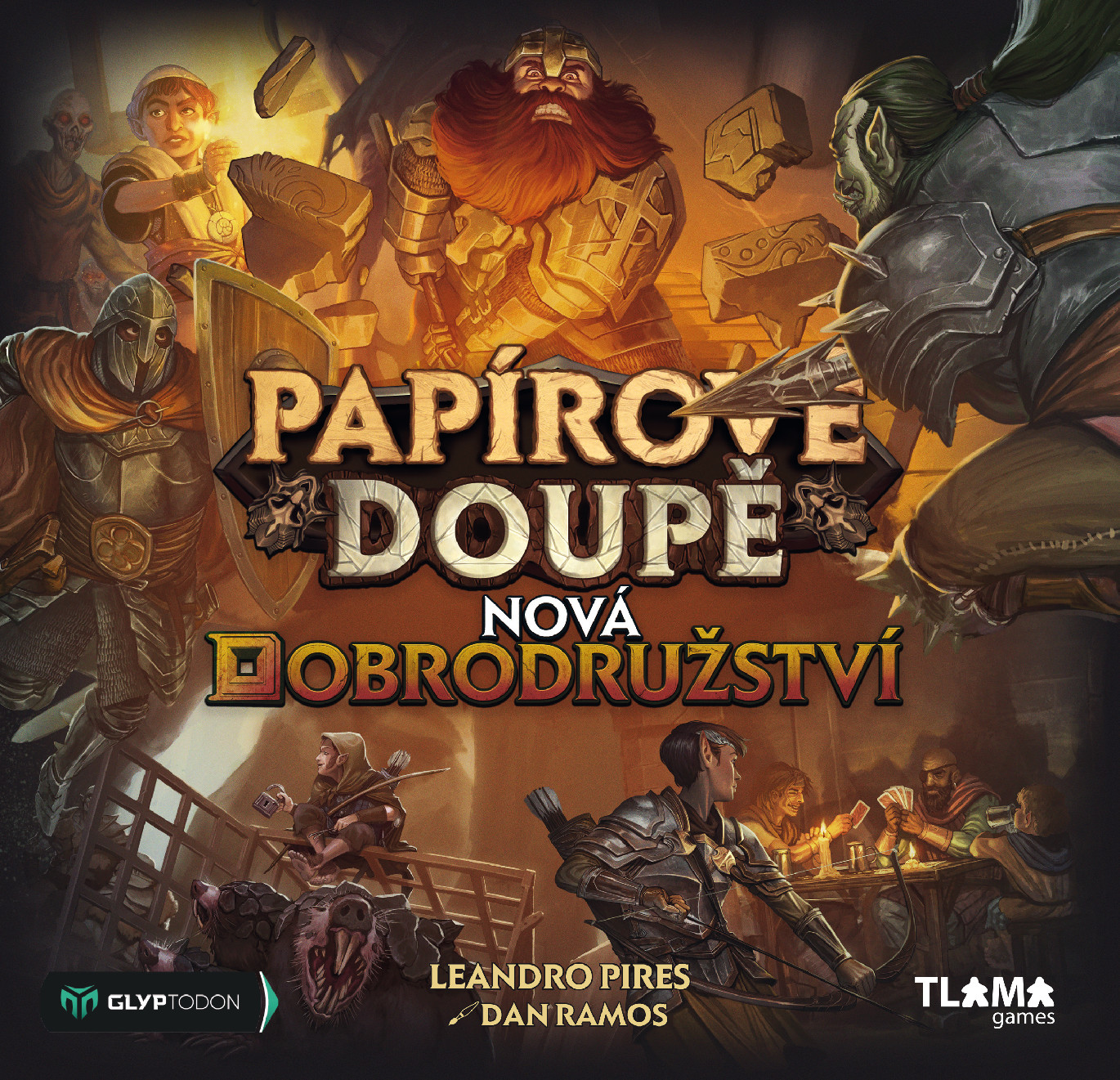 TLAMA games Poškozené - Papírové Doupě: Nová dobrodružství - rozšíření
