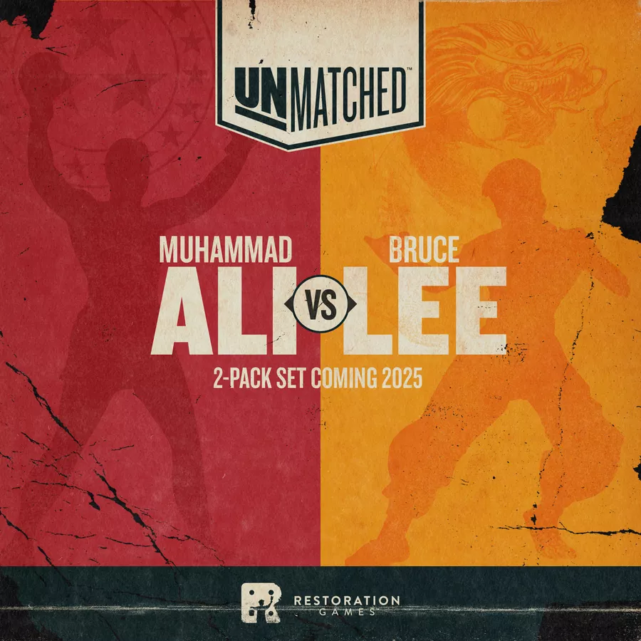 Restoration Games Unmatched: Muhammad Ali vs Bruce Lee BNW 30ks, Pegasus 80ks