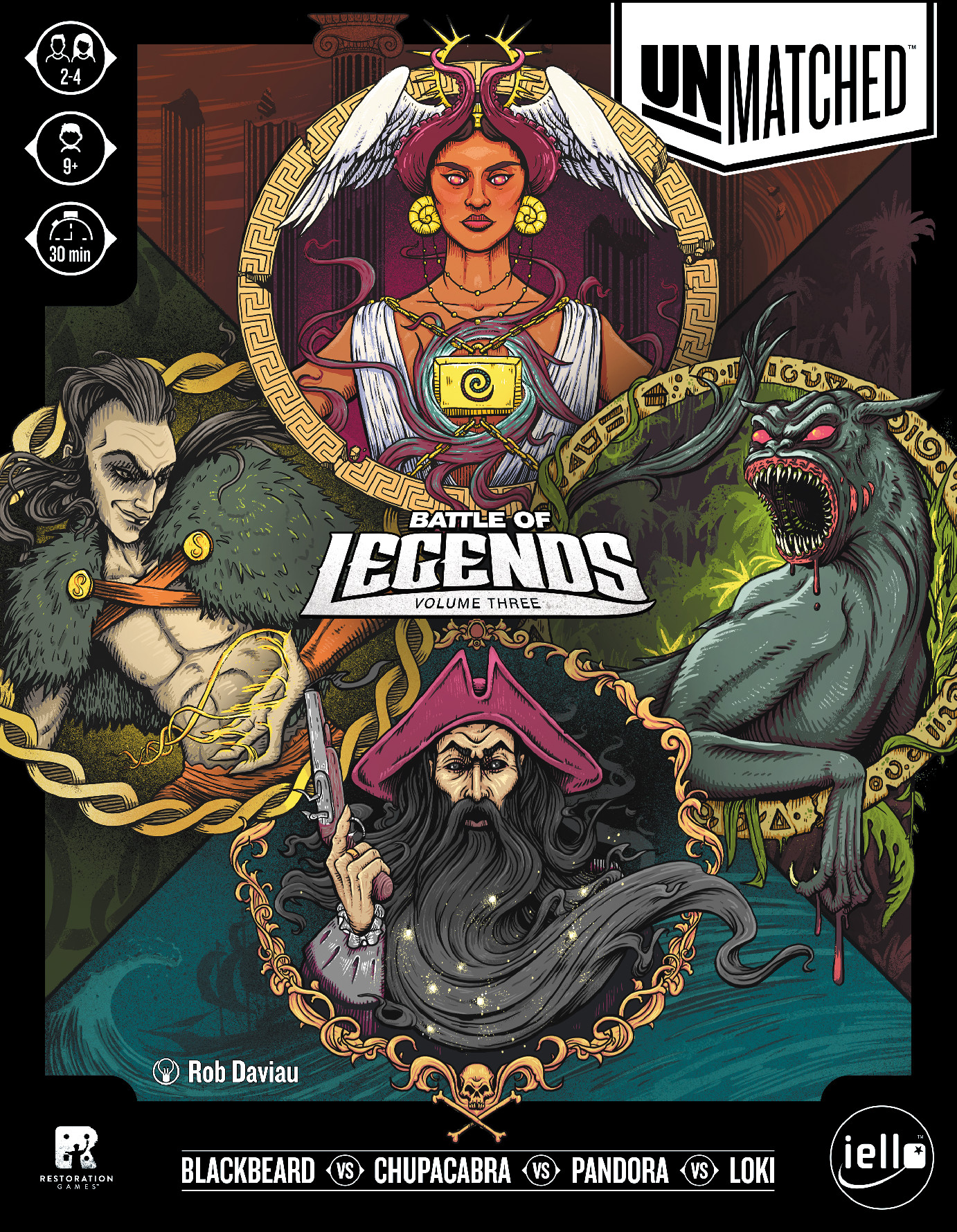 Restoration Games Unmatched: Battle of Legends, Vol. 3