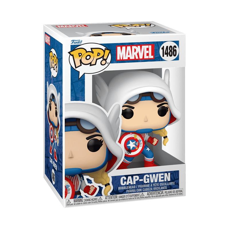 FunkoPop Funko POP! Marvel Spider-Gwen: Gwenverse - Cap-Gwen