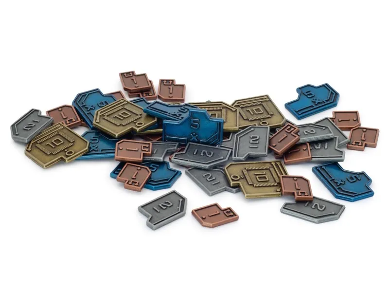Stonemaier Games Vantage: Metal Coins