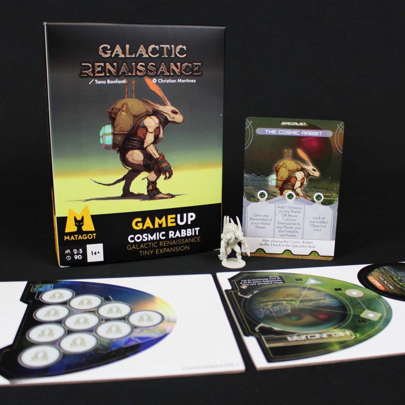 Matagot Galactic Renaissance: Cosmic Rabbit Game Up