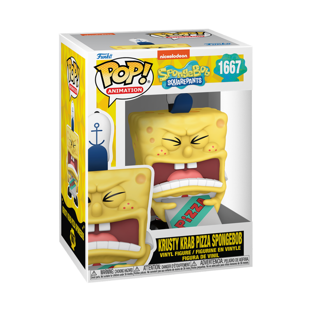 FunkoPop Funko POP! Animation: SpongeBob Squarepants 25th Anniversary - Krusty Krab pizza SpongeBob