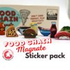 Samolepky pro Králové rychlého občerstvení  (Food Chain Magnate Stickers)