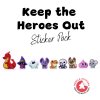 Samolepky pro Příšeří: Hrdinům vstup zakázán  (Keep the Heroes Out! Stickers)