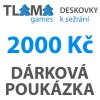  - Dárková poukázka 2000 Kč - elektronická