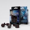 Q-Workshop - Classic RPG Dice Set (7 dice) černá/červená