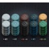 Roxley Games - Iron Clays 200 Printed box with chips