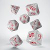 Q-Workshop - Classic RPG Dice Set (7 dice) perleťová/červená