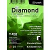 TLAMA games - Obaly na karty Diamond Green: Standard Black (63,5x88 mm) černé