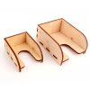Wooden card sorter - large