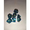 Sada 7 perleťových kostek pro RPG (9 barev)  (D4, D6, D8, 2x D10, D12, D20 - dice set)