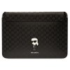 Karl Lagerfeld Saffiano Monogram Ikonik Computer Sleeve 14" Black