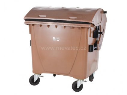 Plastový kontejner 1100 L BIO odpad, hnědý