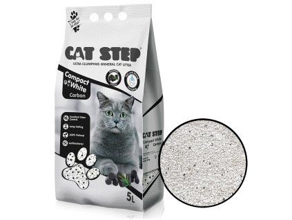 Podestýlka Cat Step Compact White Carbon 4,2kg/5l