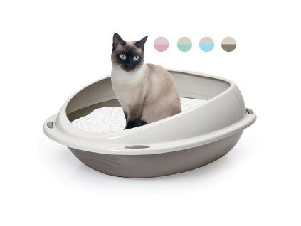 WC kočka Shuttle s okrajem, 57cm