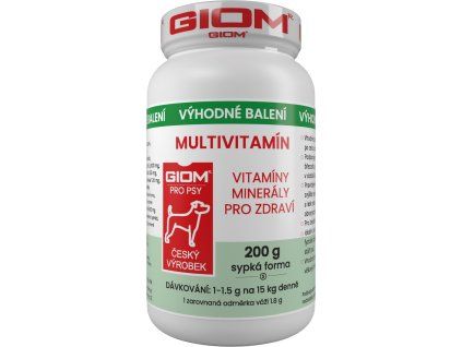 Giom S pes Multivitamín 200g plv