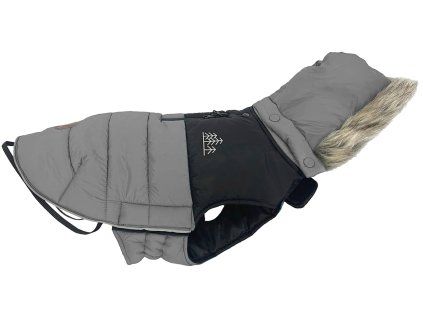 Obleček bunda pro psy NEW MOUNTAIN šedá